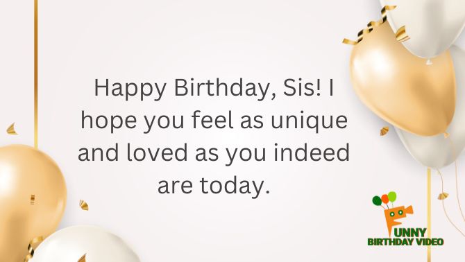 Birthday Wishes For Your Sister