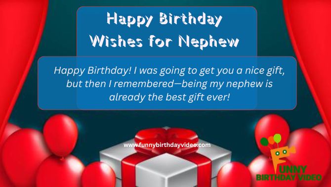 Happy Birthday Wishes for Nephew