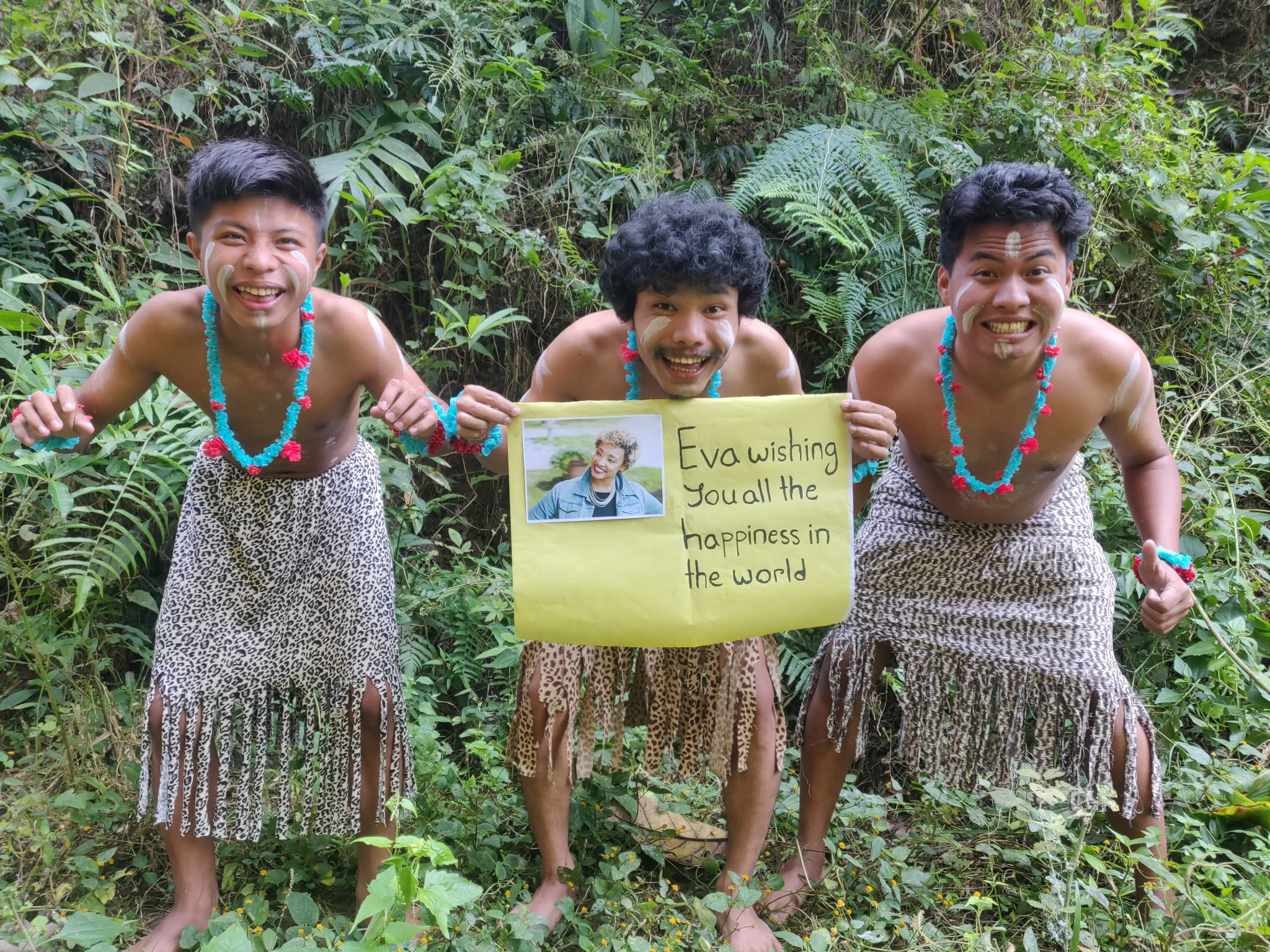 African performers excelling in a dance greeting from Africa for a birthday suitable video for all occasions.